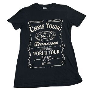Chris Young 2015 World Tour Concert Tee size Small